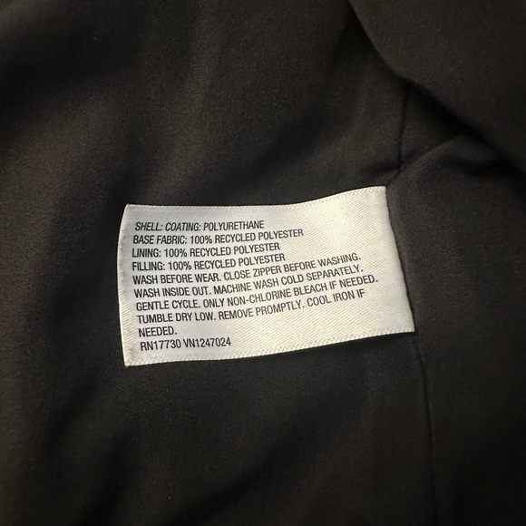 Art Class Crop Black Puffer Jacket Girls L - Picture 6 of 8